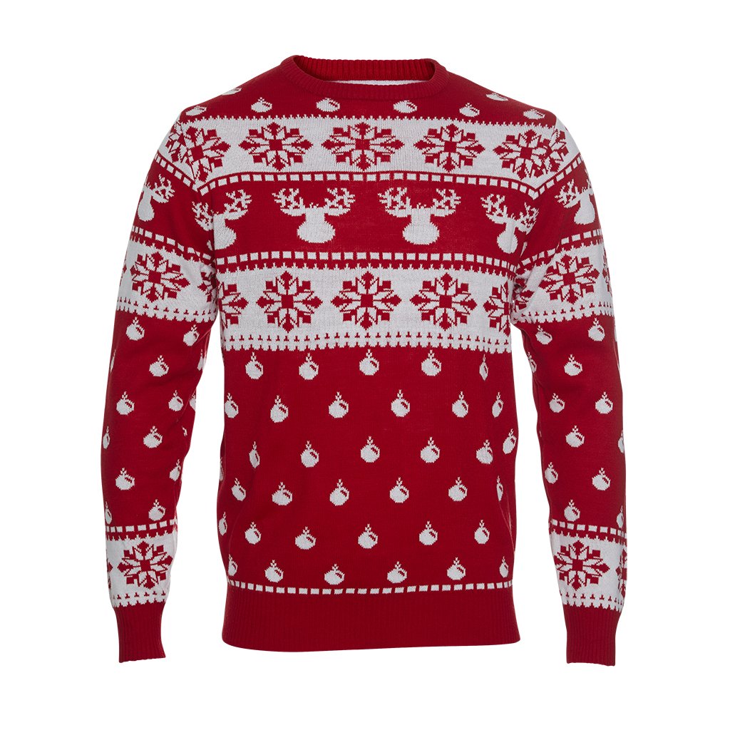 The Classic Christmas Sweater - red